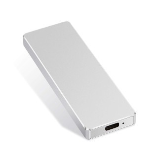 10TB  Silver - Caddy M.2 SSD Type-C Portable Storage