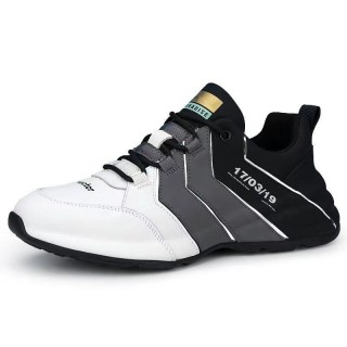 42 White - Sports Men's Stylin' Artificial Leather Footwear