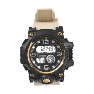 Golden Black - Men's Classic Digital Circular Watch