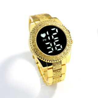 Golden/Golden - Men's Classy Digital Round Watch
