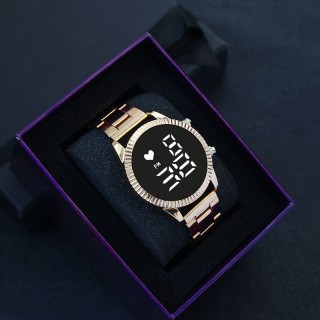 Rose Gold - Men's Stylin' Digital Round Watch