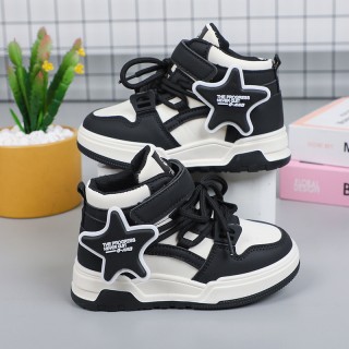 30 Black - Starfish Children's Artificial Leather Shoe