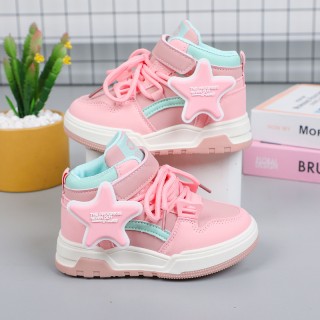 32 Pink - Starfish Children's Artificial Leather Shoe