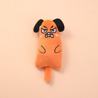 Angry Dog Orange - Animal Stuffed Soft Plush Toy for Cat