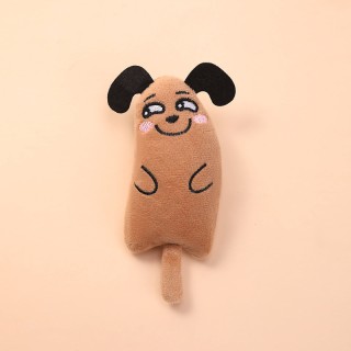 Happy Dog Brown - Animal Stuffed Soft Plush Toy for Cat