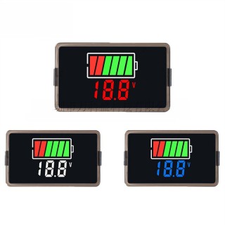 8~100v Blue - Li-Ion Battery Charge Level Indicator