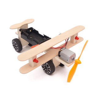 F12A Aircraft - STEAM DIY Wooden Robot