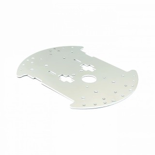 I-Shaped Silver - 2WD Metal Smart Car Robot Platform