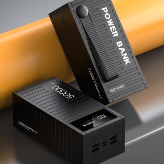 50000mAh 66W Black - Super Fast Charging Power Bank