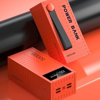 50000mAh 66W Red - Super Fast Charging Power Bank