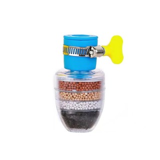 Blue - 6 Layers Activated Carbon Faucet Filter