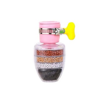 Pink - 6 Layers Activated Carbon Faucet Filter