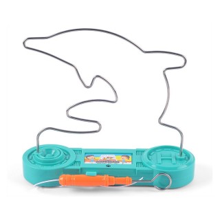 Dolphin Green - Don't Buzz the Wire Electric Labyrinth Maze