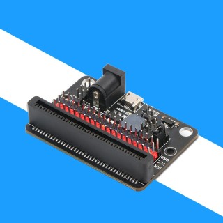 Vertical Black - Micro:bit I/O Expansion Shield