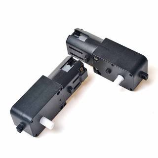 1:200 Black - Full Case Single Axis Plastic TT Motor of 2 Pieces