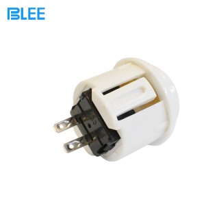 24mm White - Mini Circular Arcade Button