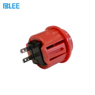 24mm Red - Mini Circular Arcade Button