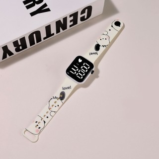 Puppy White - Children's Classic Digital Square Watch