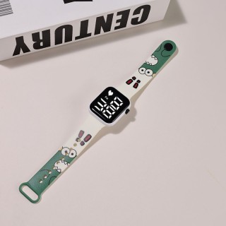 Dinosaur Green - Children's Classic Digital Square Watch