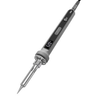 100W Gray - EU Plug Fast Heating Smart Soldering Iron