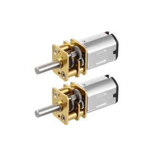 1:200 6v - Single Axis Open Case Metal N20 Motor of 2 Pieces