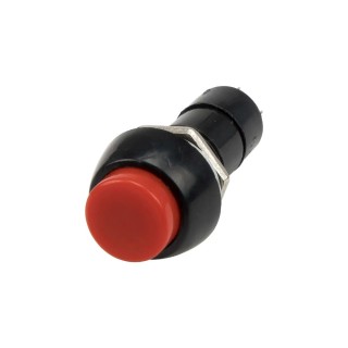 220v AC Red - PBS-11A Self-Lock Round Push Switch