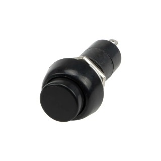 220v AC Black - PBS-11A Self-Lock Round Push Switch