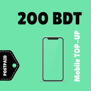 200 BDT - Postpaid Sim Mobile Top-Up