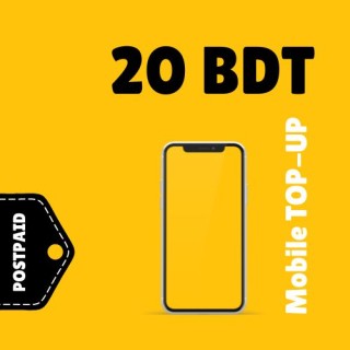 20 BDT - Postpaid Sim Mobile Top-Up