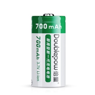 700mAh Pointed Head - DoublePow CR123A 16340 Li-Ion battery