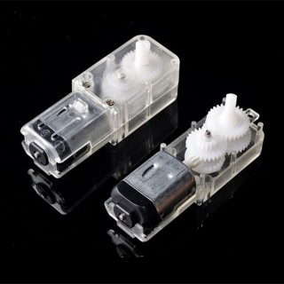 1:48 Transparent - Full Case Single Axis Metal TT Motor of 2 Pieces