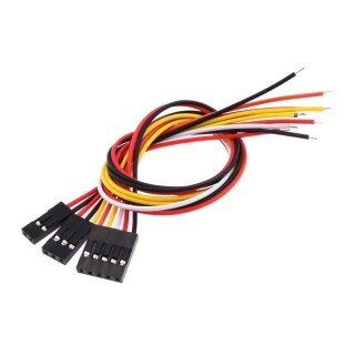 2P 20cm - DuPont 2.54mm Single Male Headed Terminal Wire