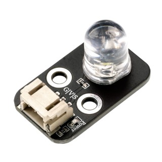 8mm Transparent - HS-F08P Single LED Shield
