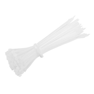 20pcs White - 100mmx2.5mm Self Locking Nylon Cable Ties
