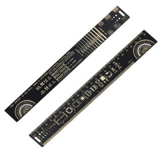25cm Black - PCB EDA Measuring Scale