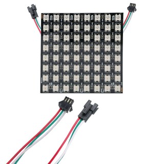 8x8 Pixels RGB - WS2812 LEDs Dot Matrix Display Shield