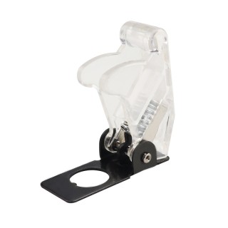 12mm Transparent - ASW-07D Rocker Switch Safety Aircraft Flip Up Cover