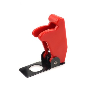 12mm Red - ASW-07D Rocker Switch Safety Aircraft Flip Up Cover