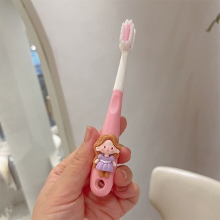 Rapunzel Pink - Disney Cartoon Ultra-Soft Hair Toothbrush
