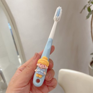 Princess Sky Blue - Disney Cartoon Ultra-Soft Hair Toothbrush