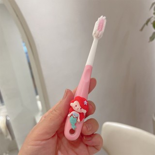 Mermaid Pink - Disney Cartoon Ultra-Soft Hair Toothbrush