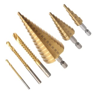 Case Golden - 4341 Sawtooth Diamond Pagoda Drill Set of 6 Pieces