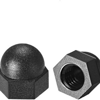Black - Hexagonal Nut