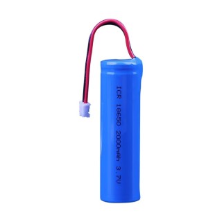 3.7v 2,000mAh - 1s 1p 18650 Li-Ion Battery Pack