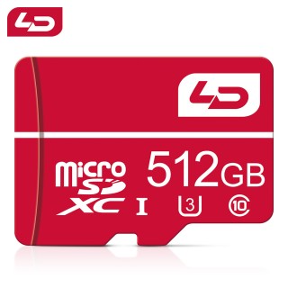 512GB Red - Red TF Micro SD Memory Card