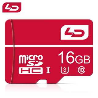 16GB Red - Red TF Micro SD Memory Card