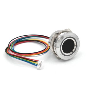 Round Silver - R503 Waterproof Fingerprint Module with LED Ring