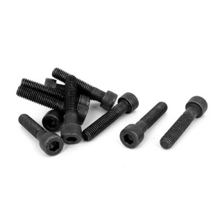 8mm M2 Black - Hexagon Socket Cap Bolt Pack of 10 Pieces