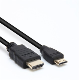 100cm Black - Mini HDMI to HDMI Cable for Digital Gadgets