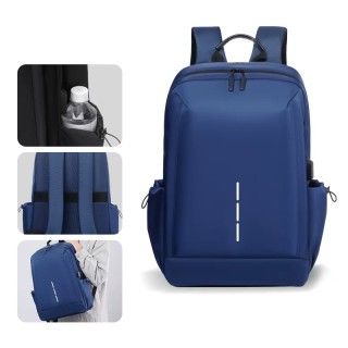 17 Inch Blue - Elite 2316 Waterproof Leisure Backpack for Men